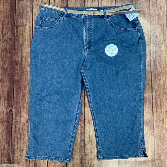 lee rider mid rise capris